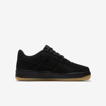 Nike Air Force 1 Premium - Sneakers - Sort/LyseBrune | DK-88995